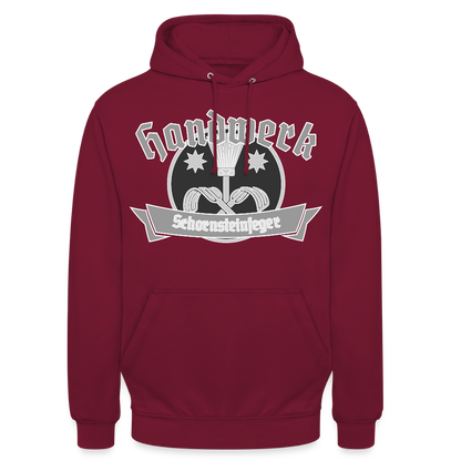 Unisex Hoodie "Schornsteinfeger" Bordeaux Unisex Hoodie