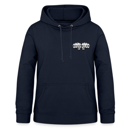 Frauen Hoodie "Gebäudereinigerin" (beidseitig bedruckt) - Navy