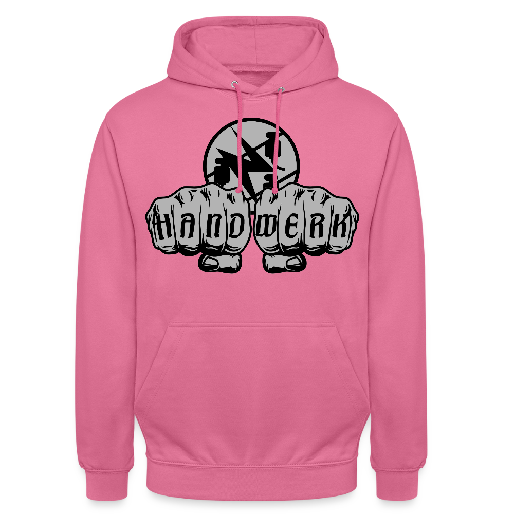 Unisex Hoodie "Elektriker" Pink Unisex Hoodie
