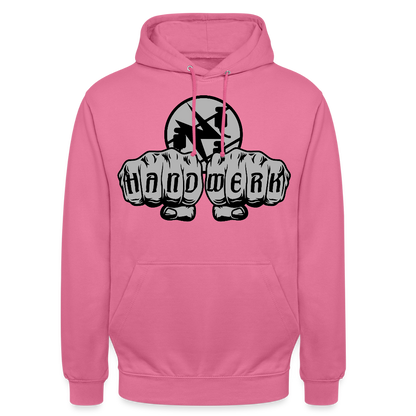 Unisex Hoodie "Elektriker" Pink Unisex Hoodie