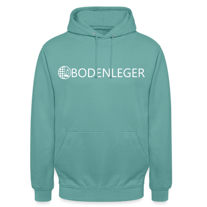 Unisex Hoodie "Bodenleger" Pastelltürkis Unisex Hoodie