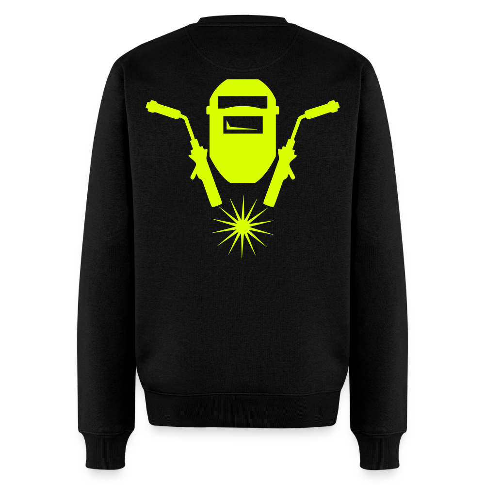 Unisex Premium Pullover "Schweisser" neongelb Männer Premium Pullover