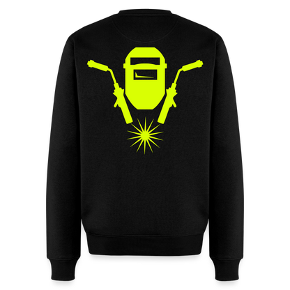 Unisex Premium Pullover "Schweisser" neongelb Männer Premium Pullover