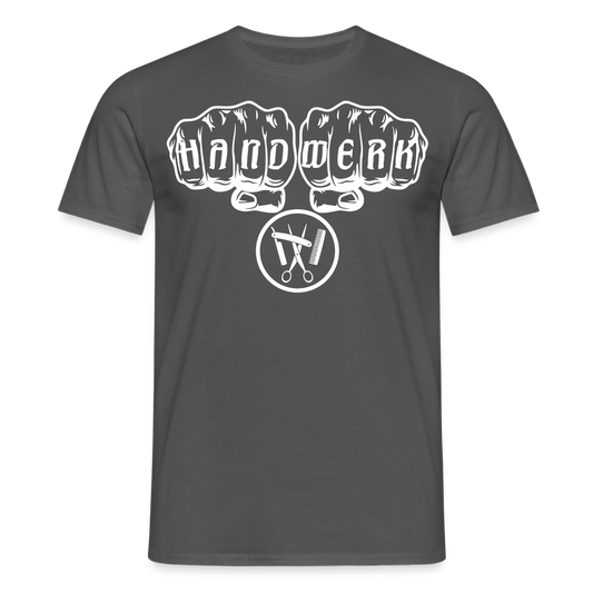 Unisex T-Shirt "Friseur" Anthrazit Männer T-Shirt
