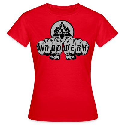 Frauen T-Shirt "Maurer" Rot Frauen T-Shirt