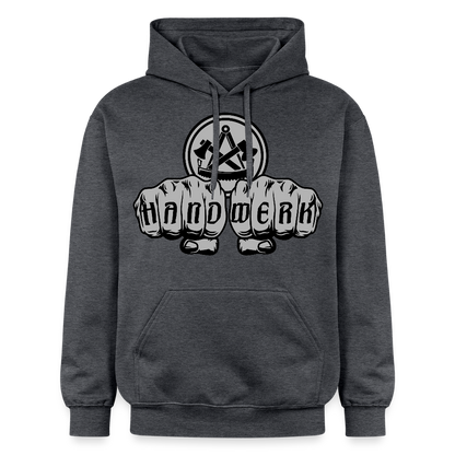 Gildan Unisex Softstyle® "Zimmermann" Dunkelgrau meliert Gildan Unisex Softstyle® Midweight Hoodie
