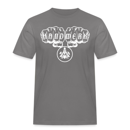 Männer Workwear T-Shirt "Maurer" Grau Männer Workwear T-Shirt
