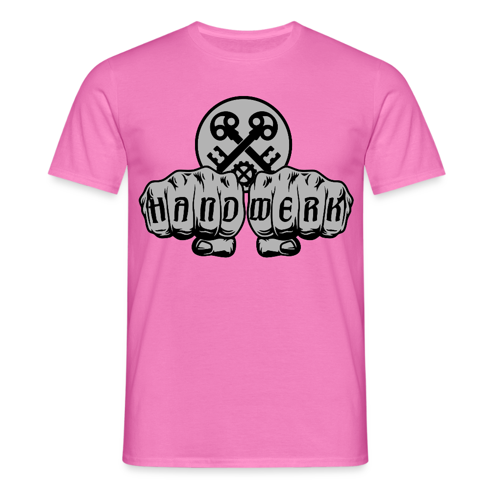 Unisex T-Shirt "Schlosser" Pink Männer T-Shirt