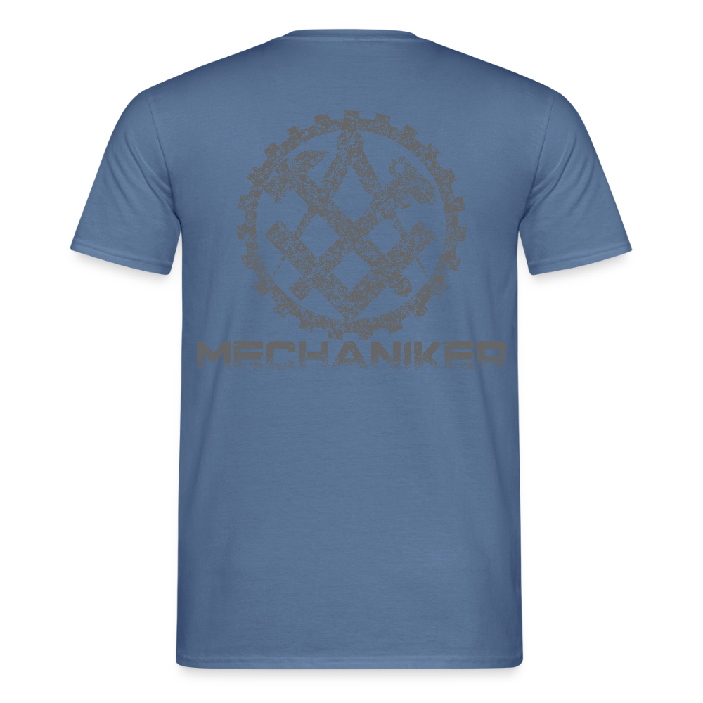 Unisex T-Shirt "Mechaniker" Taubenblau Männer T-Shirt