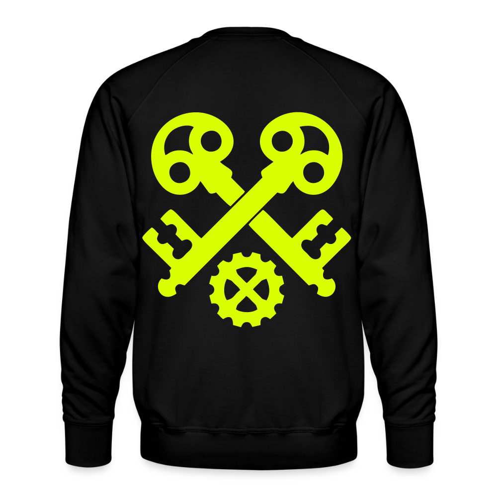 Unisex Premium Pullover "Schlosser" neongelb Männer Premium Pullover