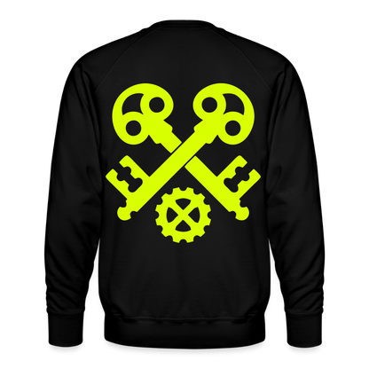Unisex Premium Pullover "Schlosser" neongelb Männer Premium Pullover