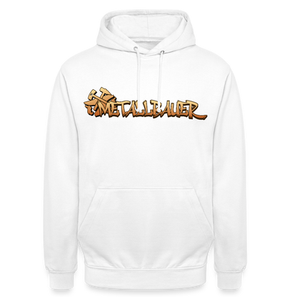 Unisex Hoodie "Metallbauer" Weiß Unisex Hoodie