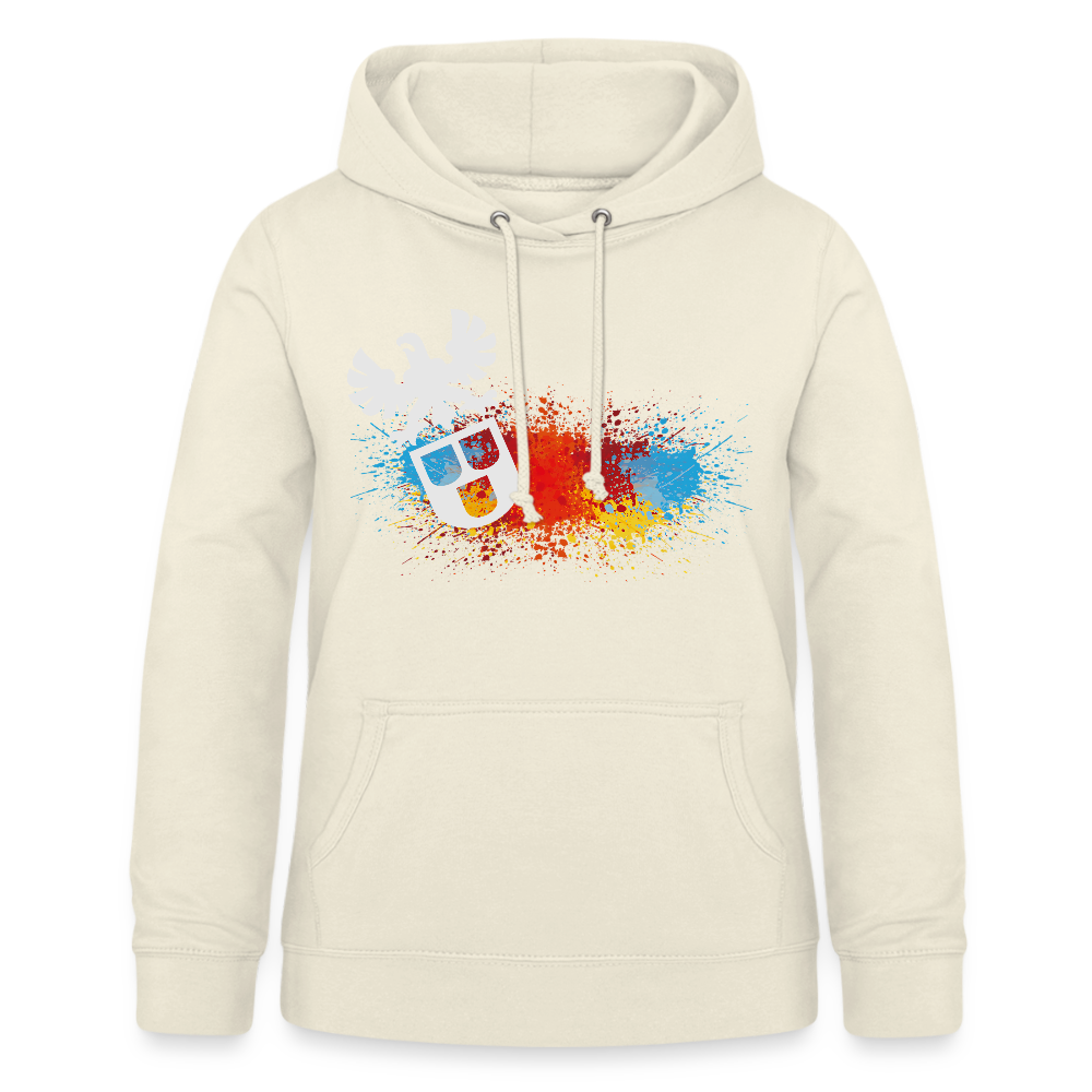 Frauen Hoodie "Maler-Splash" Vanille-Milchshake Frauen Hoodie