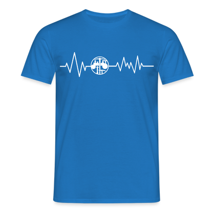 Unisex T-Shirt "Strassenbauer" Royalblau Männer T-Shirt