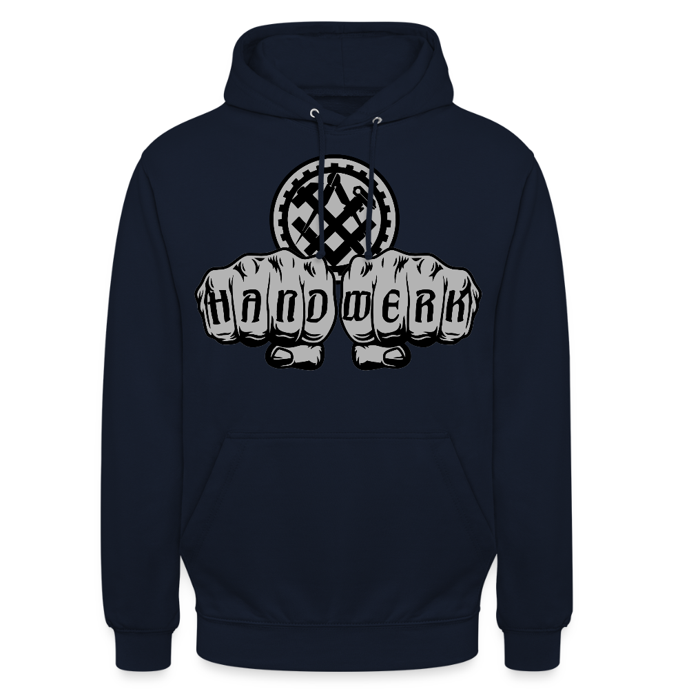 Unisex Hoodie "Mechaniker" Navy Unisex Hoodie