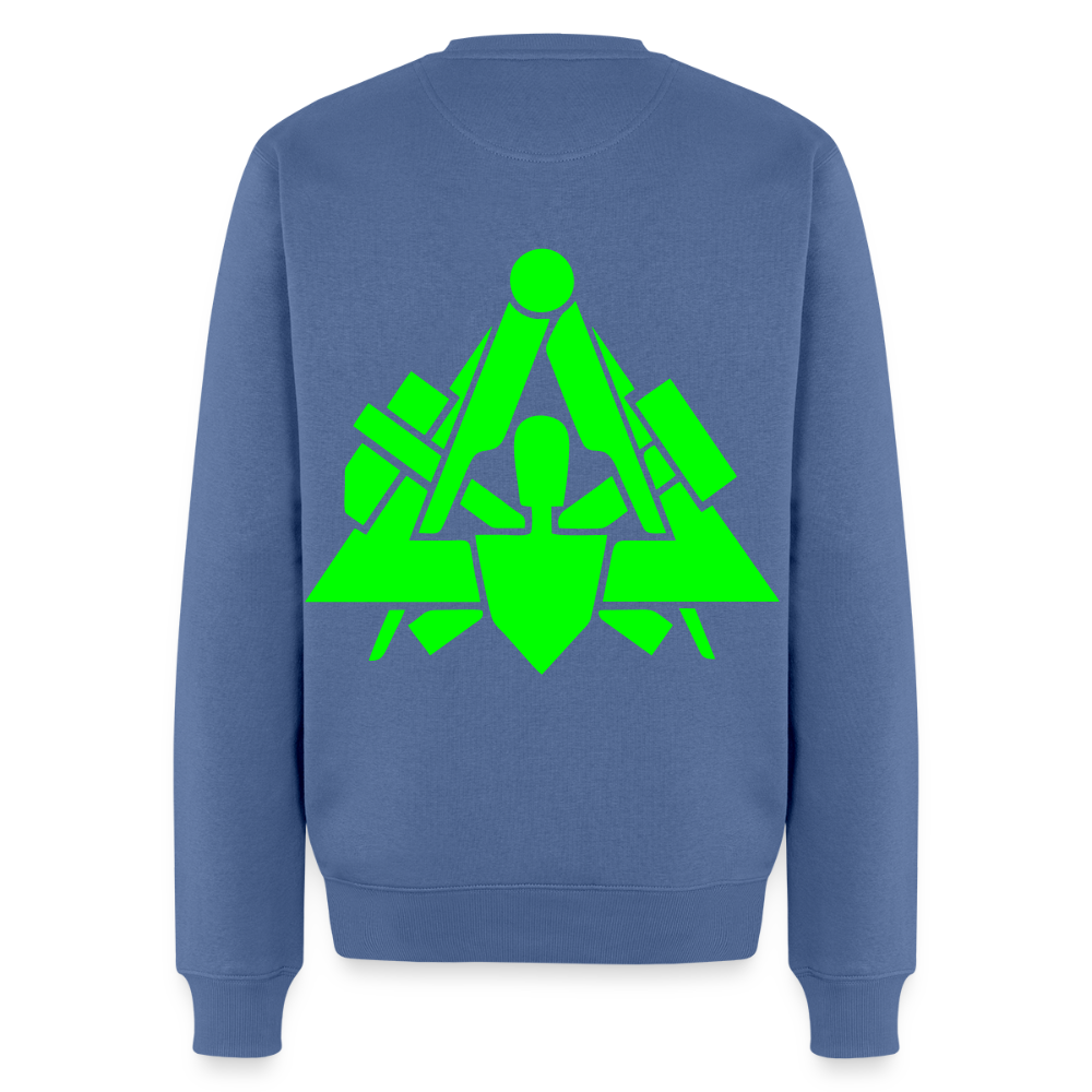 Unisex Premium Pullover "Maurer" neongrün Männer Premium Pullover