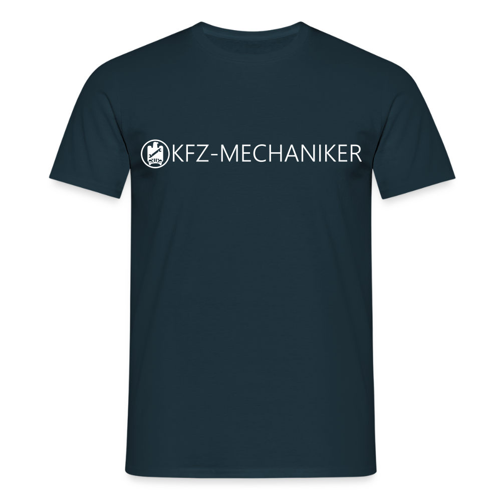 Unisex T-Shirt "KFZ-Mechaniker" Navy Männer T-Shirt
