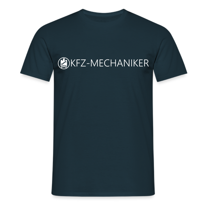 Unisex T-Shirt "KFZ-Mechaniker" Navy Männer T-Shirt