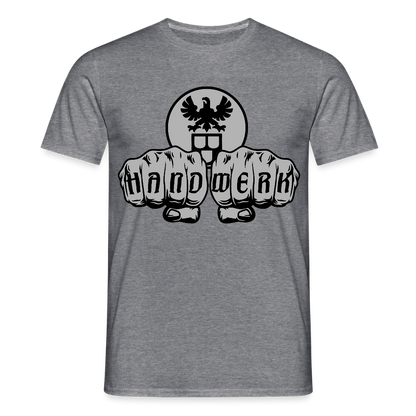 Unisex T-Shirt "Maler" Graphit meliert Männer T-Shirt