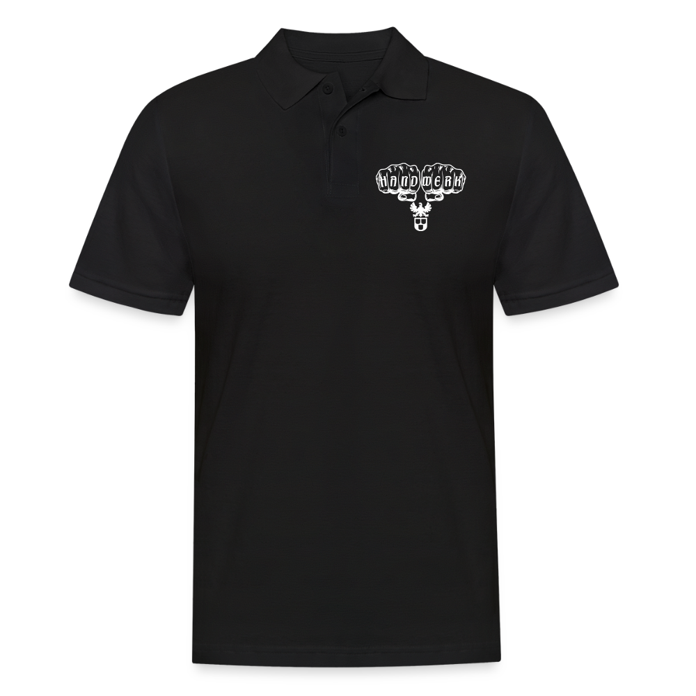 Männer Poloshirt "Maler" Schwarz Männer Poloshirt