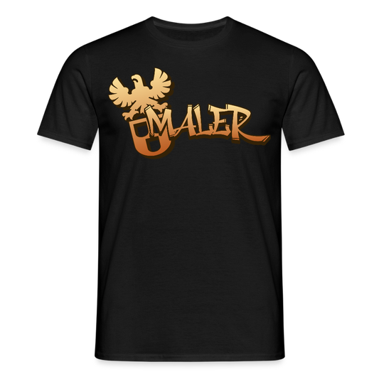 Unisex T-Shirt "Maler" - Schwarz