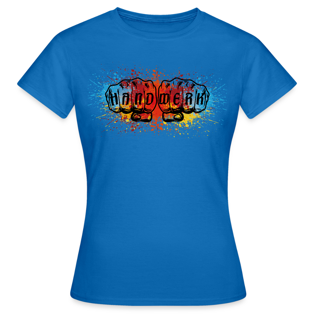 Frauen T-Shirt "Splash-Color" Royalblau Frauen T-Shirt