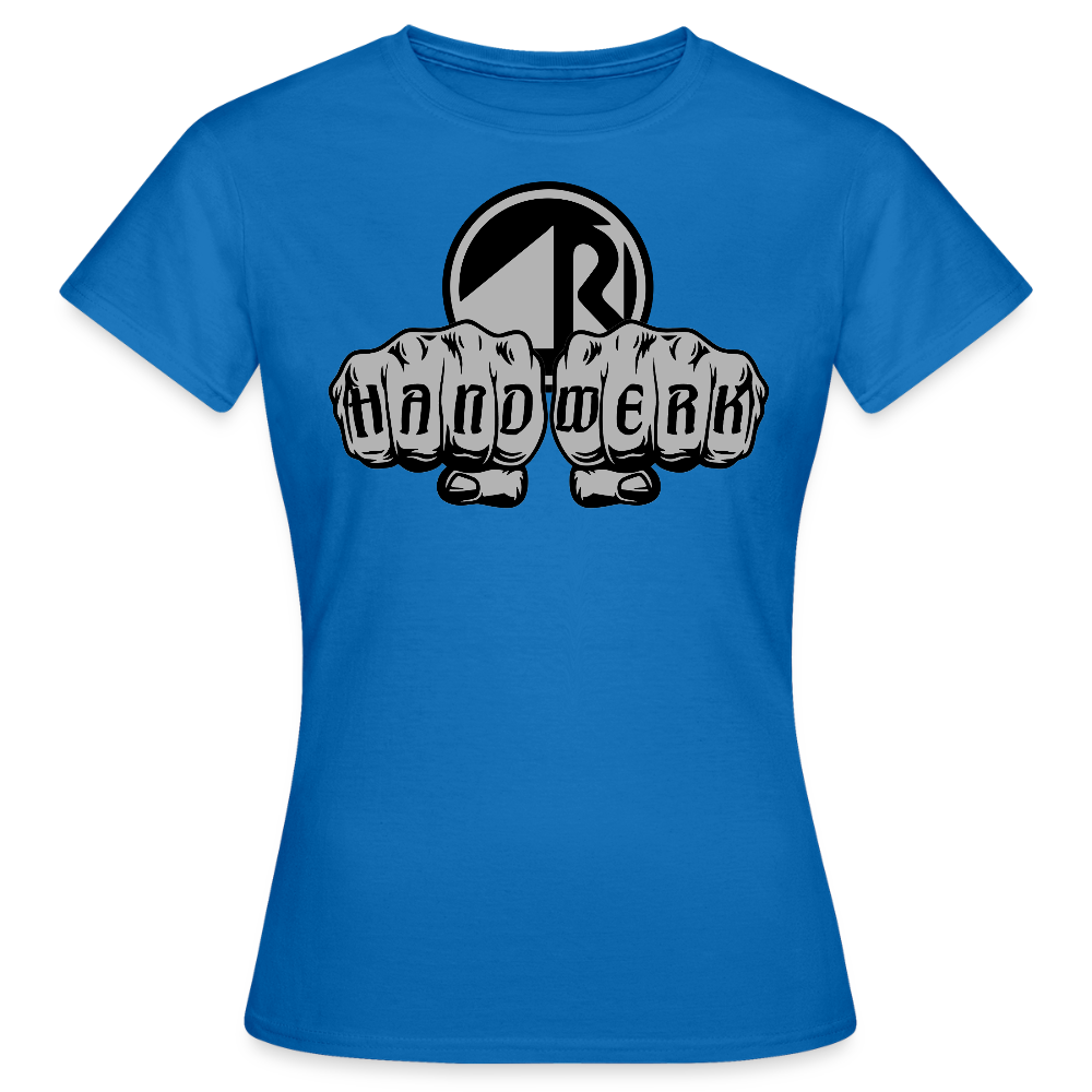 Frauen T-Shirt "Raumausstatter" Royalblau Frauen T-Shirt
