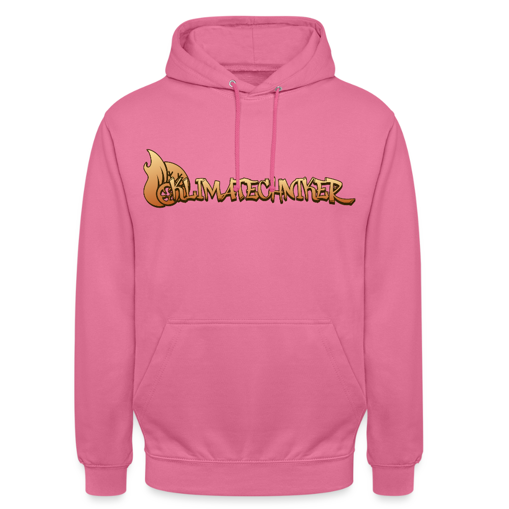 Unisex Hoodie"Klimatechniker" Pink Unisex Hoodie