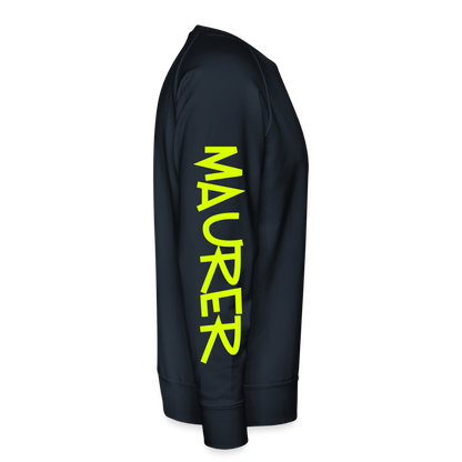 Unisex Premium Pullover "Maurer" neongelb Männer Premium Pullover
