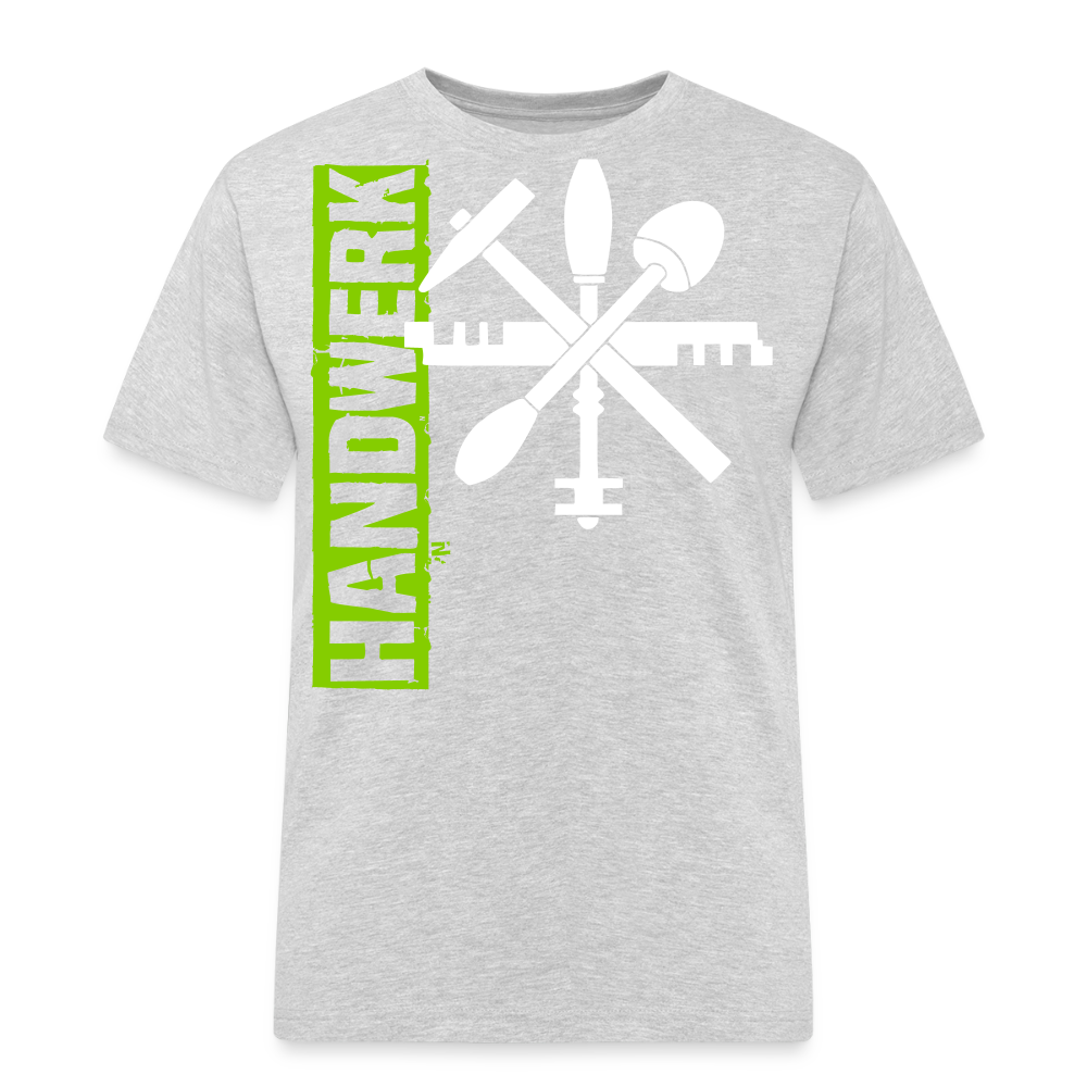 Unisex Workwear T-Shirt "Glaser" Grau meliert Männer Workwear T-Shirt