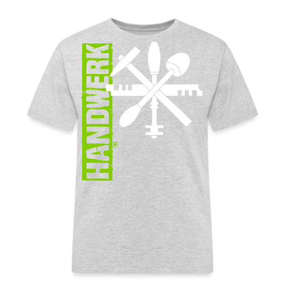 Unisex Workwear T-Shirt "Glaser" Grau meliert Männer Workwear T-Shirt
