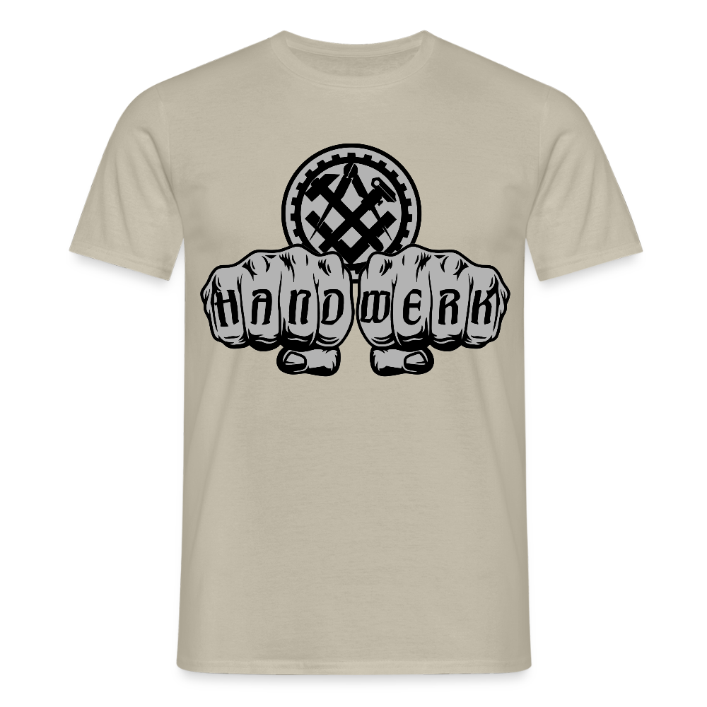 Unisex T-Shirt "Mechaniker" Sandbeige Männer T-Shirt