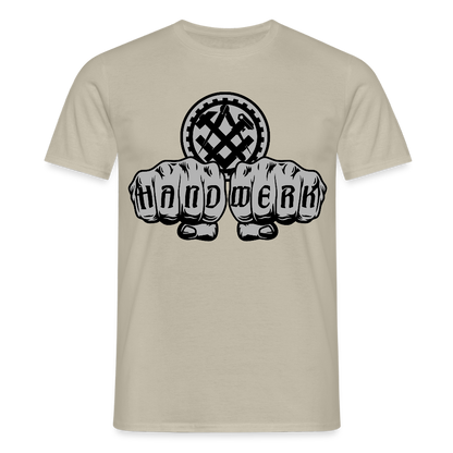 Unisex T-Shirt "Mechaniker" Sandbeige Männer T-Shirt
