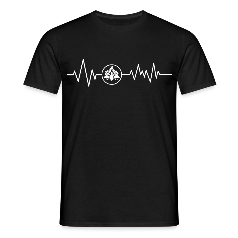 Unisex T-Shirt "Maurer" Schwarz Männer T-Shirt