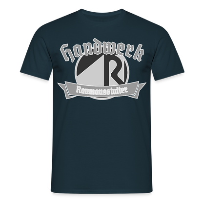 Unisex T-Shirt "Raumausstatter" Navy Männer T-Shirt