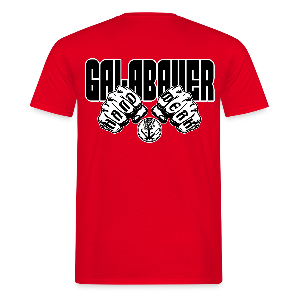 Unisex T-Shirt "GaLaBauer" Rot Männer T-Shirt