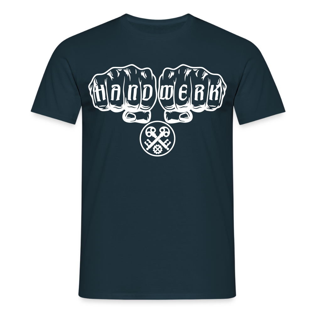 Unisex T-Shirt "Schlosser" Navy Männer T-Shirt