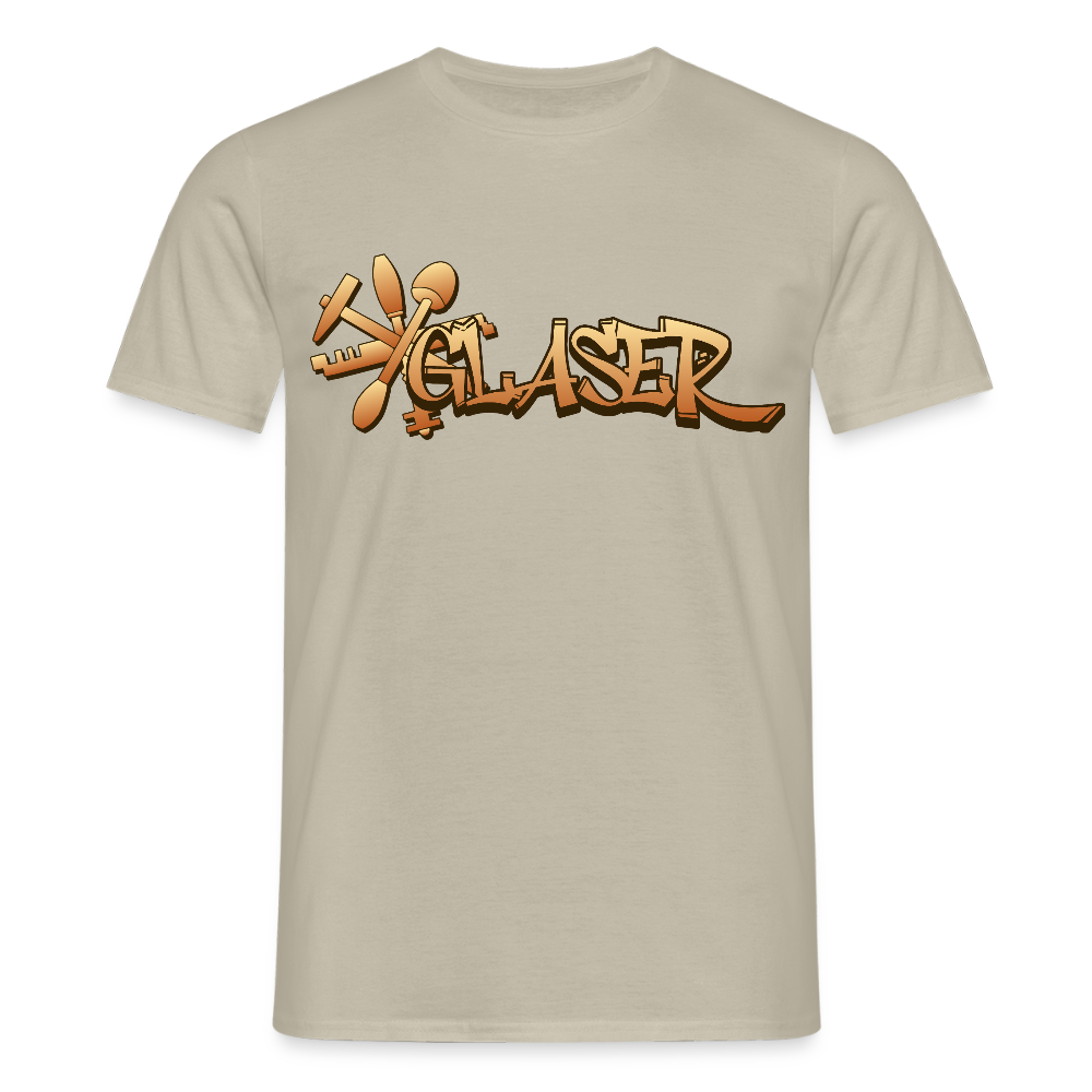 Unisex T-Shirt "Glaser" Sandbeige Männer T-Shirt