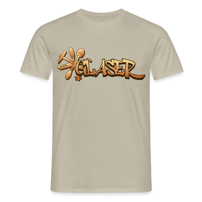 Unisex T-Shirt "Glaser" Sandbeige Männer T-Shirt