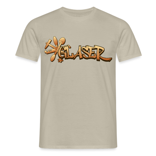 Unisex T-Shirt "Glaser" Sandbeige Männer T-Shirt