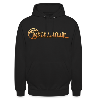 Unisex Hoodie "Installateur" Schwarz Unisex Hoodie