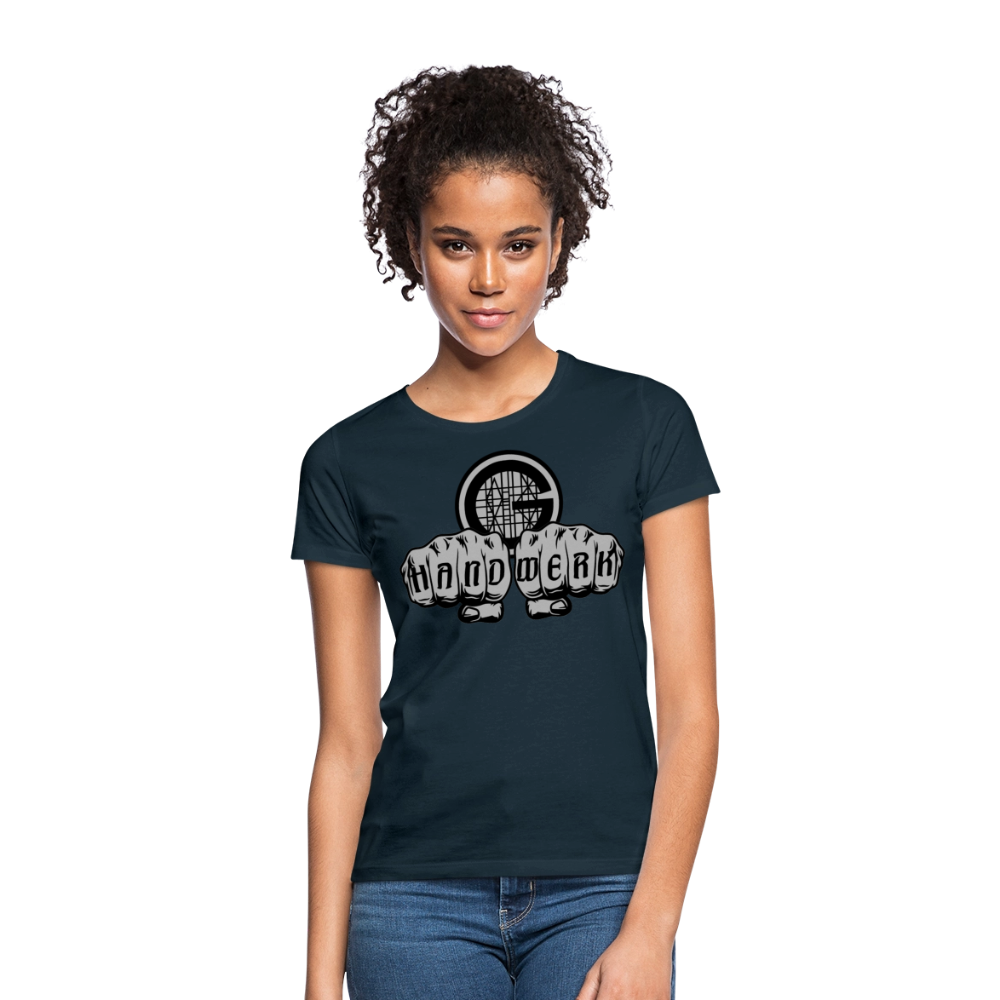 Frauen T-Shirt "Gerüstbauer" - Navy