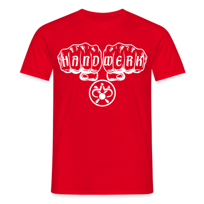 Unisex T-Shirt "Drechsler" Rot Männer T-Shirt