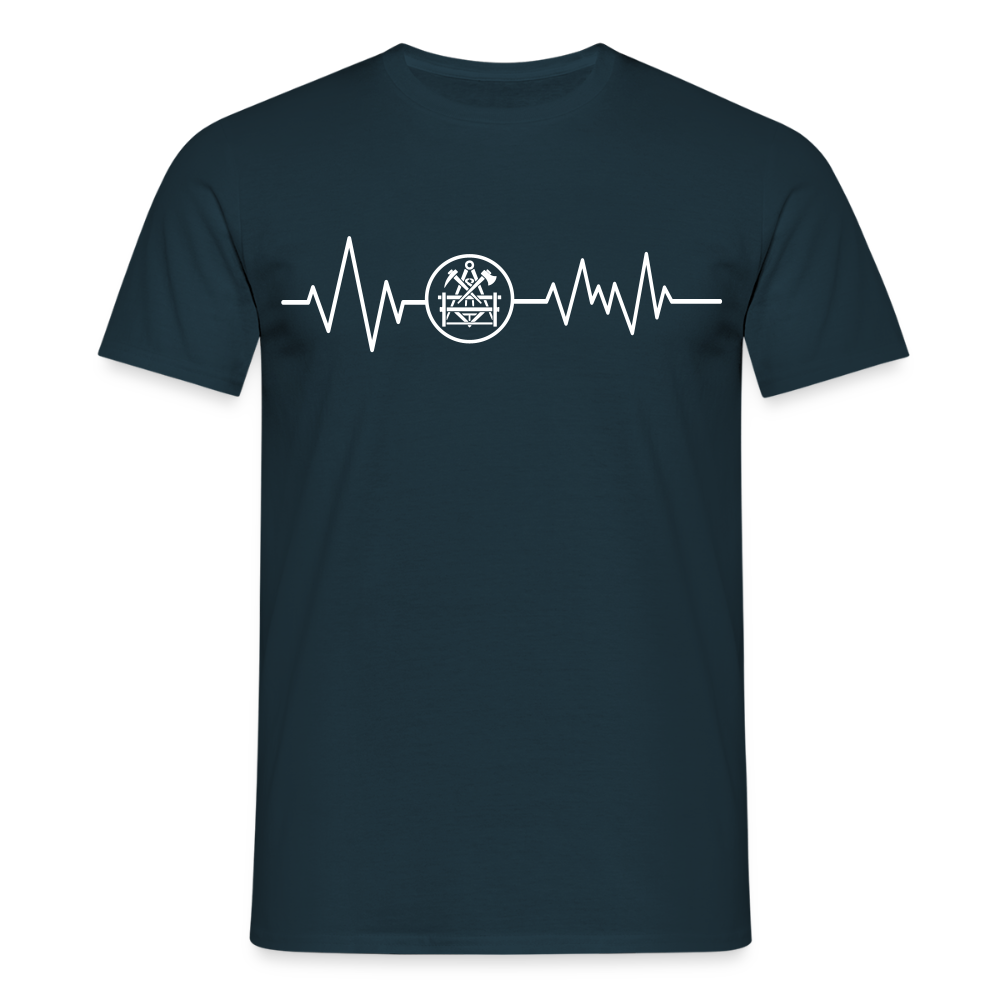 Unisex T-Shirt "Betonbauer" Navy Männer T-Shirt