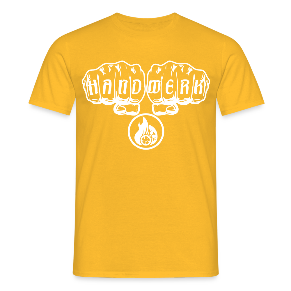 Unisex T-Shirt "Klimatechniker" - Gelb