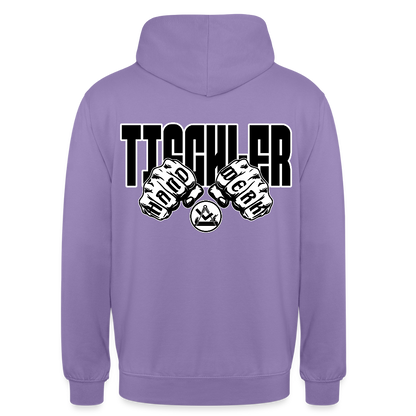 Unisex Hoodie "Tischler" (beidseitig bedruckt) Lavendel Unisex Hoodie