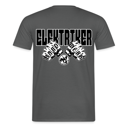 Unisex T-Shirt "Elektriker" Anthrazit Männer T-Shirt