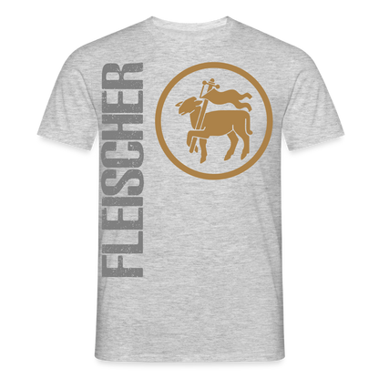Unisex T-Shirt "Fleischer" Grau meliert Männer T-Shirt