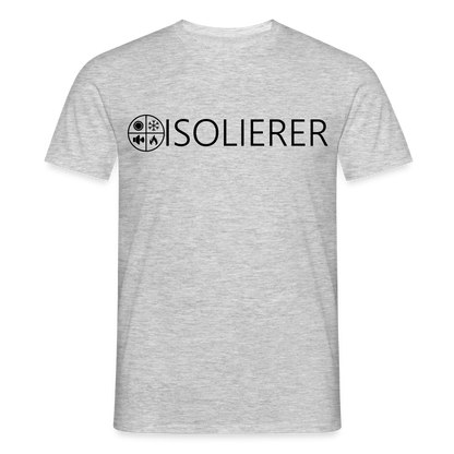Unisex T-Shirt "Isolierer" Grau meliert Männer T-Shirt
