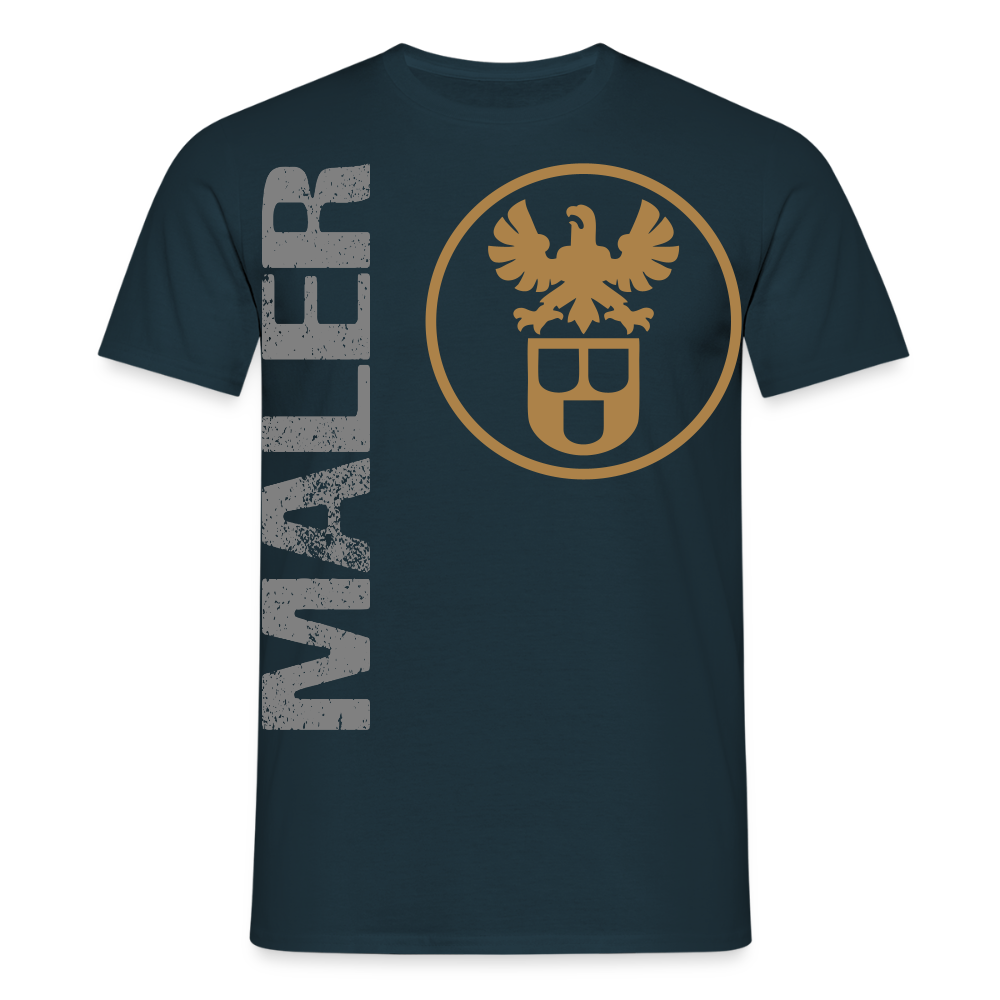 Unisex T-Shirt "Maler" Navy Männer T-Shirt